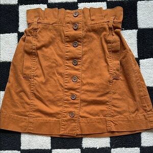 Kimchi Blue Button-Front Women's Paperbag Skirt | S